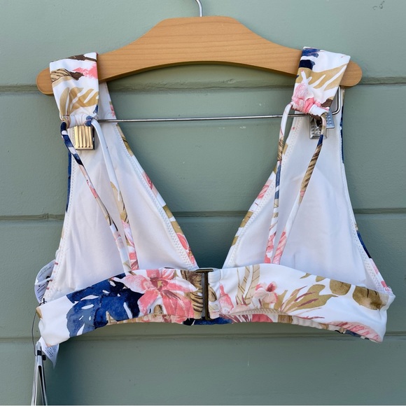 Rip Curl S Sunset Drift Deep V bikini top NWT - Picture 5 of 9